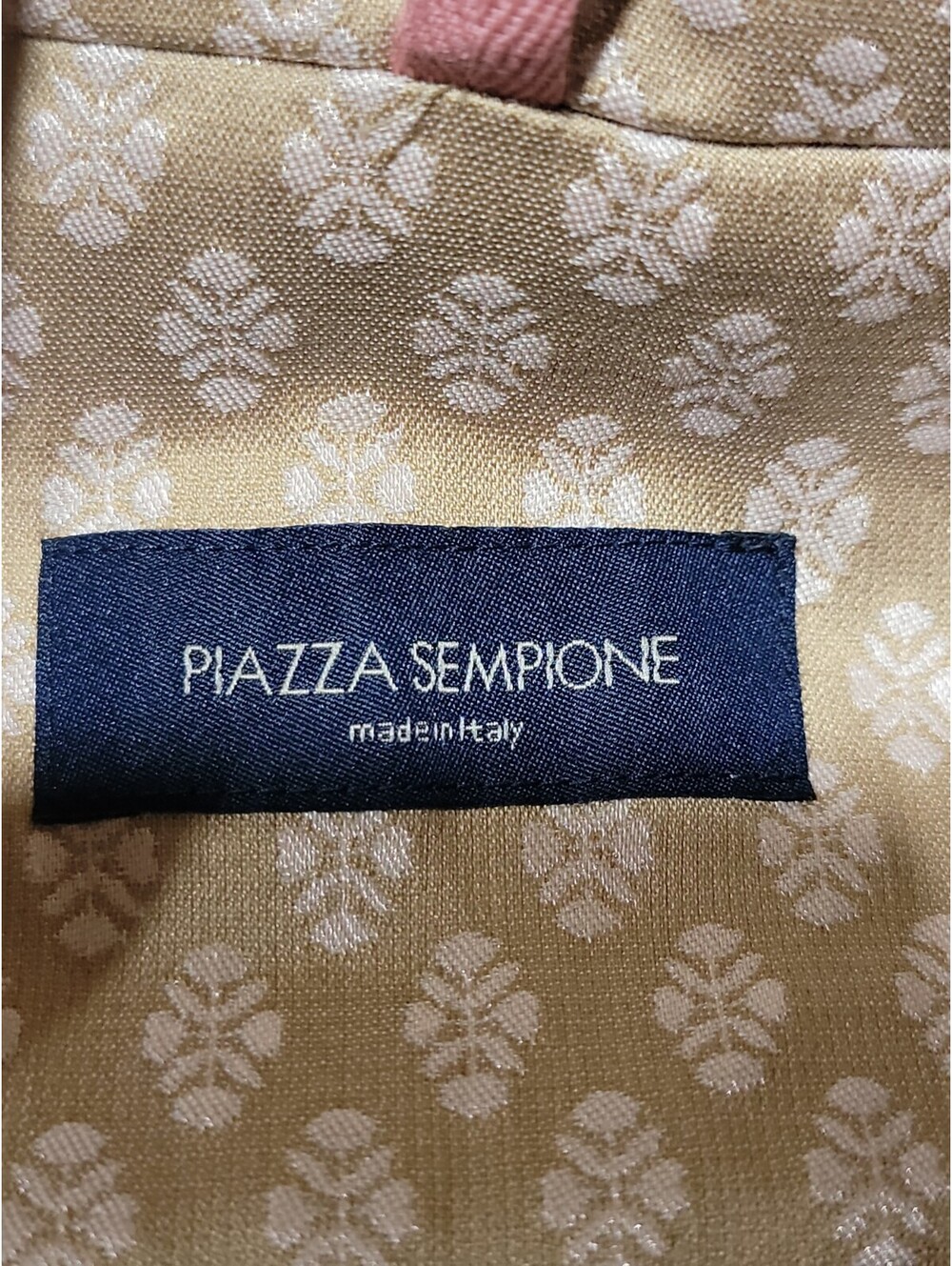 PIAZZA SEMPIONE Jacket Women US 4 IT 40 Beige Floral Belted Made in Italy NEW#CC - Picture 14 of 16